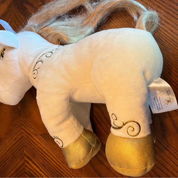 Build-A-Bear Enchanted White and Gold Pony Horse plush - Picture 7 of 14